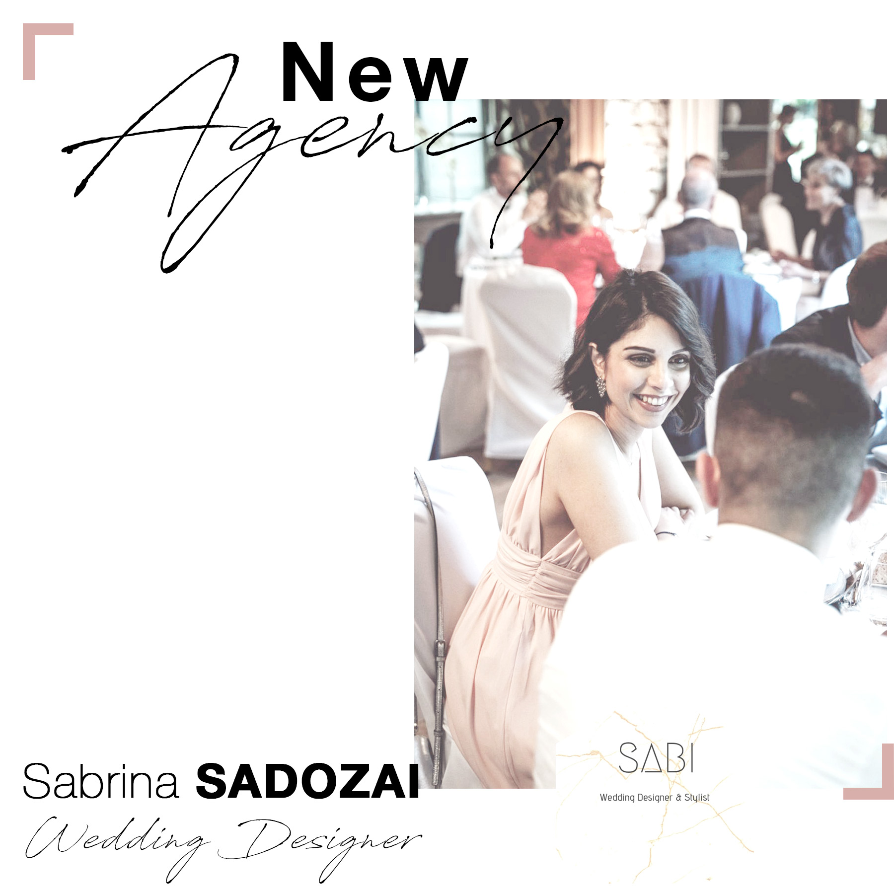 Nouvelle agence | Sabrina SADOZAI, crée son agence de Wedding Design SABI